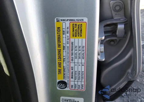 2016 Chevrolet Trax Lt из США, поврежденный, VIN 3GNCJPSB0GL152429